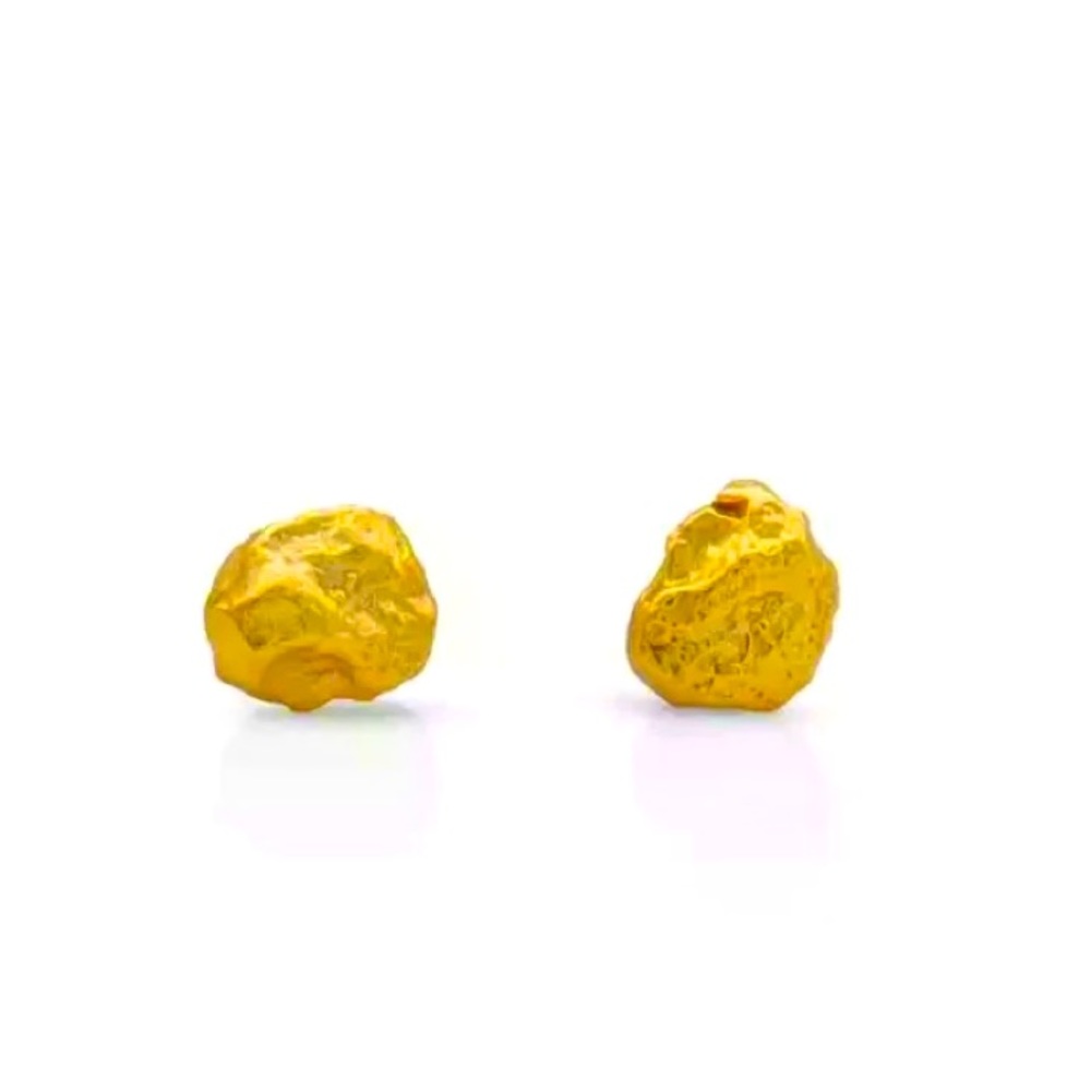 Beautiful lava like irregular style earrings